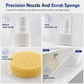 🛁 Goitali® Rimuovi Ingiallimento per Vasca e Detergente per Ceramica con Spugna – Pulizia Profonda ✨