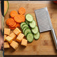 🔥 Crea Fette Creative! Goitali® Coltello Ondulato Ergonomico per Verdure – Facile da Riporre 🥔