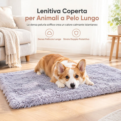🐾 Goitali® Coperta per Animali Domestici in Morbida Pelliccia Sintetica Doppio Strato – Calore per Cani e Gatti ✨