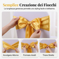 Nastro per Fiocco Fai-da-te Copri Sedia