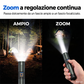 🔥 -50% Subito! Goitali® Torcia Tattica Ultra Luminosa con Zoom – Pronta per Ogni Avventura 📢