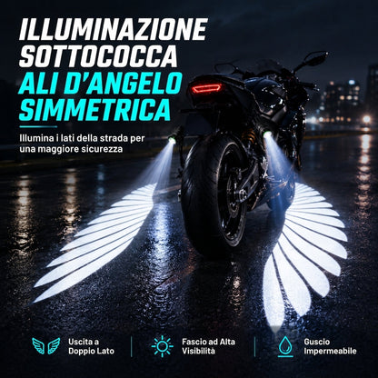 😇 Goitali® Luci LED da Proiezione ad Ali d'Angelo per Moto – Stile Unico e Sicurezza ✨